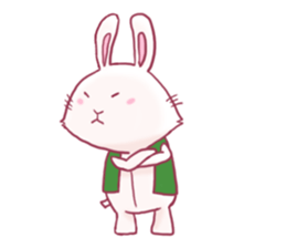 funny stuffed rabbits sticker #13822105