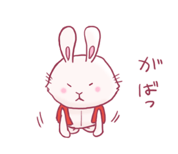 funny stuffed rabbits sticker #13822106