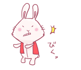 funny stuffed rabbits sticker #13822108