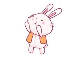 funny stuffed rabbits sticker #13822110