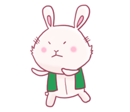 funny stuffed rabbits sticker #13822112