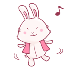 funny stuffed rabbits sticker #13822113