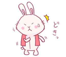 funny stuffed rabbits sticker #13822120