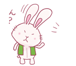 funny stuffed rabbits sticker #13822121