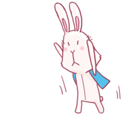 funny stuffed rabbits sticker #13822123