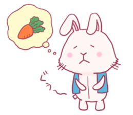 funny stuffed rabbits sticker #13822127