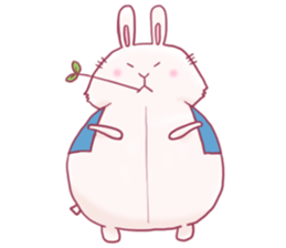 funny stuffed rabbits sticker #13822128