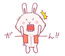 funny stuffed rabbits sticker #13822133