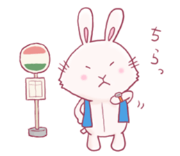 funny stuffed rabbits sticker #13822134