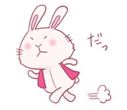 funny stuffed rabbits sticker #13822135