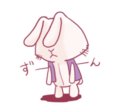 funny stuffed rabbits sticker #13822136