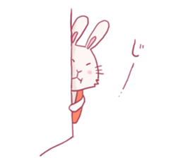 funny stuffed rabbits sticker #13822137