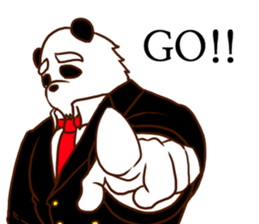 WORKING PANDA sticker #13822194