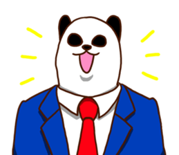 WORKING PANDA sticker #13822202