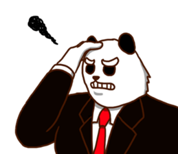 WORKING PANDA sticker #13822203
