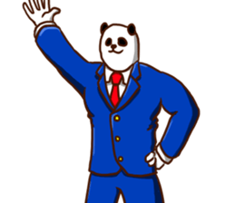 WORKING PANDA sticker #13822208