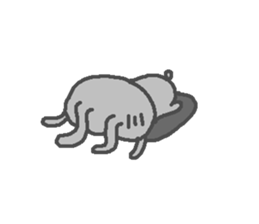 Kind cute animals! sticker #13822803