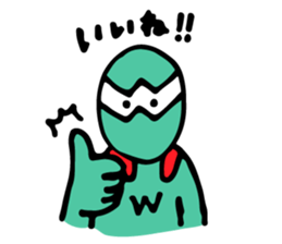 Our "W-man" sticker #13823016