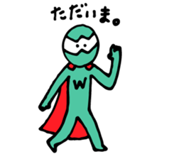 Our "W-man" sticker #13823027