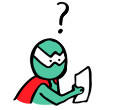 Our "W-man" sticker #13823047