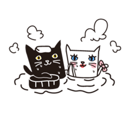 OH Cat&HUA HUA(Couple)-3 sticker #13823103