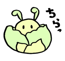 Residents of vegetables sticker #13823148