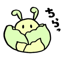 Residents of vegetables sticker #13823148