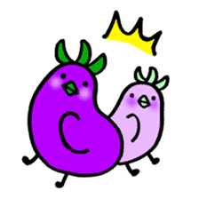 Residents of vegetables sticker #13823151