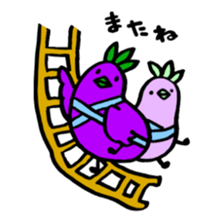 Residents of vegetables sticker #13823152