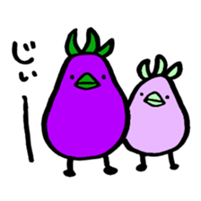 Residents of vegetables sticker #13823153