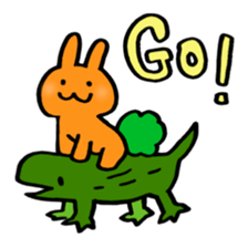 Residents of vegetables sticker #13823160