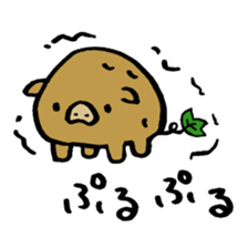 Residents of vegetables sticker #13823170