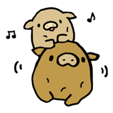 Residents of vegetables sticker #13823173