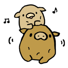 Residents of vegetables sticker #13823173