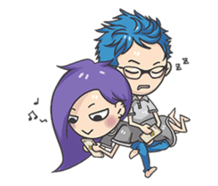 Lan x Yan second bomb (daily life) sticker #13823869