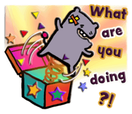 Hippo Mark sticker #13824797