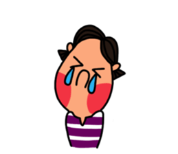 Hong and pink cat sticker #13824910