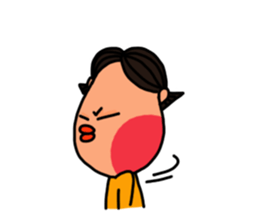 Hong and pink cat sticker #13824919