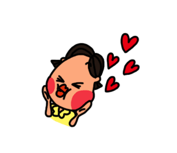 Hong and pink cat sticker #13824924