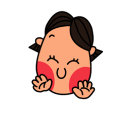 Hong and pink cat sticker #13824940