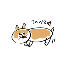 Corgi Hana-chan sticker #13825277