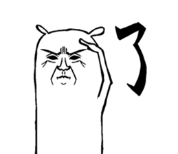 Elderly mink sticker #13825824