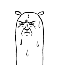 Elderly mink sticker #13825829