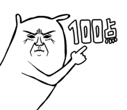 Elderly mink sticker #13825837