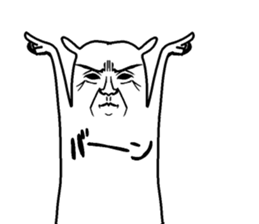 Elderly mink sticker #13825842