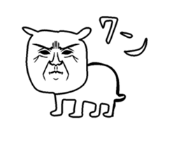 Elderly mink sticker #13825850