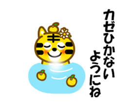Winter tiger sticker #13825881