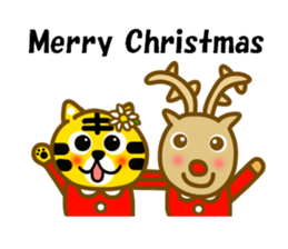 Winter tiger sticker #13825888