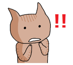 Japanese kitten with friends sticker #13825950