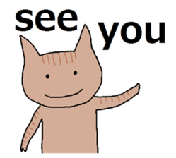 Japanese kitten with friends sticker #13825972